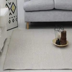 슈마켓 자가드 크로스 카페트 러그 아이보리200X265