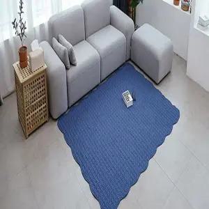 슈마켓 모플라 워싱 스프레드 러그 블루200X230