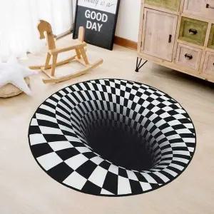 트랩존 3D 입체 착시매트(80cm) 트릭아트 카페트