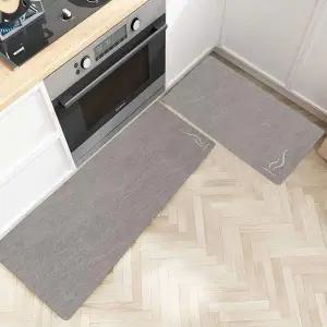 빠른건조 소프트 규조토 발매트 2종(라인) (그레이)