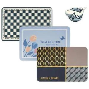 감각적인 규조토 발매트 인테리어 디자인 랜덤