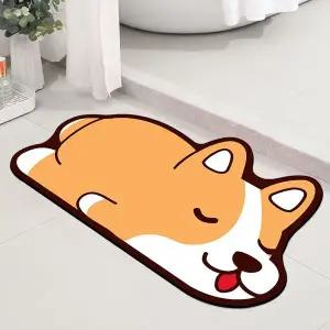 강아지 소프트 규조토 발매트 욕실매트