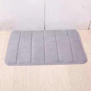 그레이 메모리폼벨벳 40x60 발매트 화장실매트