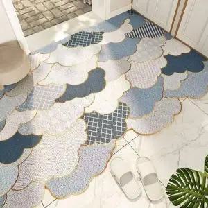 현관 코일 발매트 업소용 출입문 입구 바닥매트 대형 120x140cm