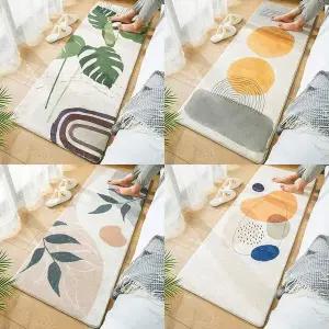 푹신한발매트 빨아쓰는 푹신한 욕실 주방 매트 150cm 미드센추리