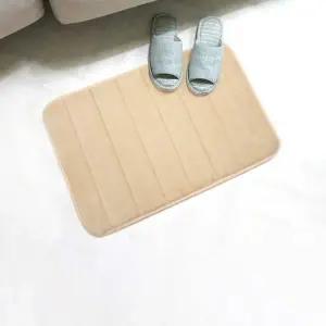 쿠션발매트 가정용 입구 발매트-베이지 욕실발매트