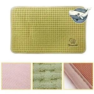 논슬립 면 발매트 편안한 그린 바닥 매트