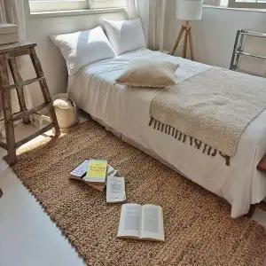 이플 여름 거실 카페트 라탄 사각 매트 일반 70x180cm