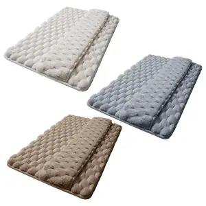 발등 건조 메모리폼 미끄럼방지 발매트 60x40cm