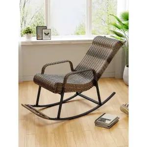 야외흔들의자 거실 편한 라킹체어 발코니 원목 흔들