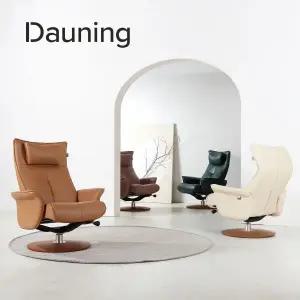 [롯데백화점]다우닝 [스토어] 알파 211 1인 내추럴가죽 리클라이너