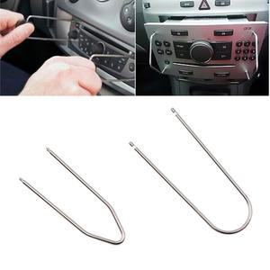 자동차 스테레오 라디오 제거 키 CD 체인저 분해 도구 닛산 수리 용 르노 푸조 포드에 적합