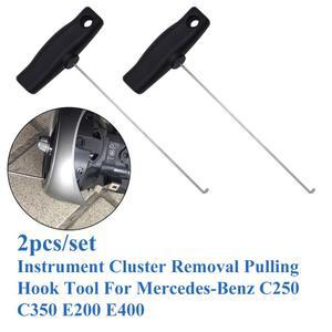 메르세데스 벤츠 차량용 에어컨 송풍구 풀아웃 훅 제거 도구 포트 클리너 수공구