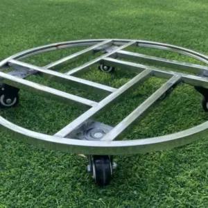 대형 바퀴달린 화분받침대 이동식 달린 지름 브래킷 물받이