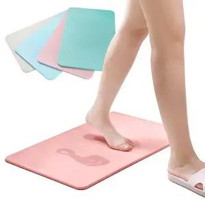 규조토 발매트 L핑크 욕실 미끄럼방지 강력흡수력 호텔발매트