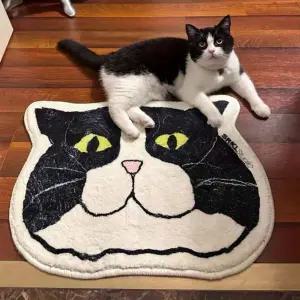 주방 욕실 화장실 소프트 고양이 발매트 러그 발판 고양이발매트