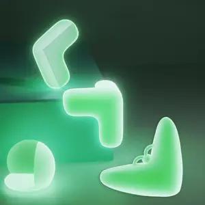 (야광 L자 10P) 모서리 보호대/코너/책상/커버/모서리캡/쿠션/안전/가구/보호캡/테이블/코너캡/침대/탁자