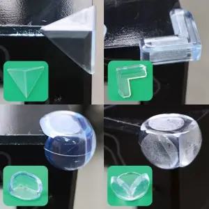 모서리 보호대 4P 삼각 타원 하트/코너/책상/커버/모서리캡/쿠션/안전/가구/보호캡/테이블/코너캡/침대