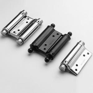 스테인레스 스틸 프리 도어 힌지(내부 및 외부 이중 개방형 자동 폐쇄형 두꺼운 스프링 무소음 힌지)