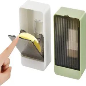 비누 홀더 접시 샤워기 배수 기능이 있는 2팩 바 자동 욕실용 벽걸이 상자 트레이 용기 욕조 주방 싱크대