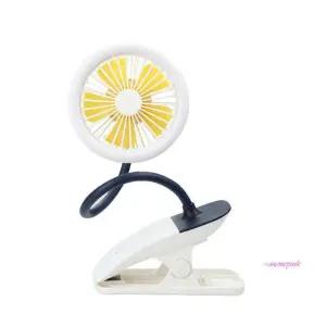 LED 집게형 선풍기 플렉시블 미니 클립 저소음 유모차mno657
