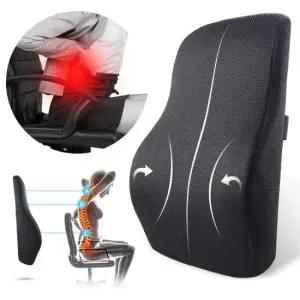 허리쿠션 메모리폼 등쿠션 의자 등받이 허리 받침대