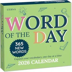 2026년 오늘의 단어 데일리 캘린더 365개의 새롭고 흥미로운 정의가 포함된 데스크톱 매일 찢어버립니다
