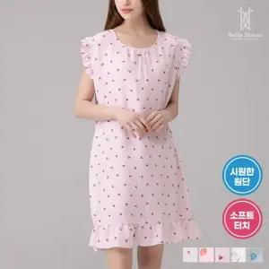 벨라도나 여성 민소매 파자마 원피스 홈웨어 이지웨어 잠옷 Bon-2661