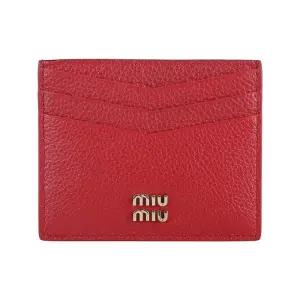 26SS 로고 레더 카드지갑 (5MC002 ADT7 F0011)