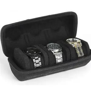 충격흡수 하드케이스 손목시계 보관함 3칸 여행용 팔찌 수납 정리