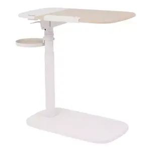 덱스탑 이동형 스마트 사이드 테이블 PRO 각도 높이조절 SD4-800LW 라이트우드