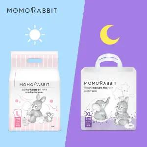 [모모래빗] NEW 낮밤 데일리 쿨세트 12팩(에코씽씽 여아 6팩+드라이 6팩)