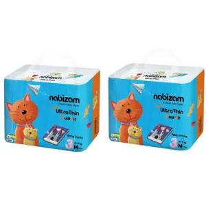 나비잠 기저귀 울트라씬 듀얼핏 썸머팬티 중형 2팩