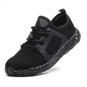 우븐 갑피 초경량 안전화 작업화 발편한 통기성 여름용 운동화 스타일