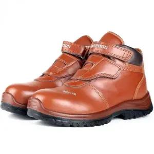 브라운 6in 인젝션 고탄성 작업화 안전화 남성용 발편한 가벼운 작업신발