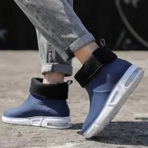 방한 기모 안감 발편한 작업화 낚시 신발 남성용 겨울 장화 방수 안전화