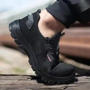 경량 작업화 발편한 초경량 안전화 남녀 공용 편한 운동화형 안전 발 신발