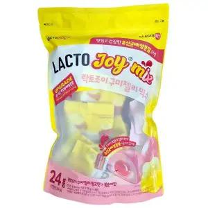 종근당건강 락토조이 구미젤리 믹스 600g(25g x 24봉) 복숭아맛 망고맛 유산균젤리 무료배송 gx