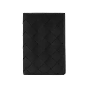 26SS 보테가베네타 인트레치아토 플랩 카드 케이스 블랙 749417 VCPQ4 8803 STK