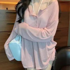 골지 베이직 소프트 여성 루즈핏 티셔츠 DHH-L12