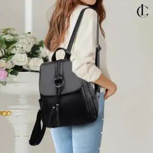 (필수선택 필수선택/블랙 - FREE)엘케이트 여성 백팩 가죽백팩 가방 직장인 백팩 LJI082