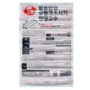 굿딜 후랑크소시지 1kg 청양고추맛