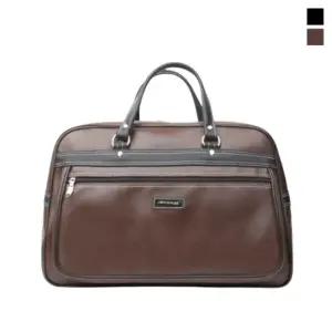 세련된 디자인 가죽 여행가방 짐가방 지퍼포켓 안전성 더블백 여행용천가방 헬스가방