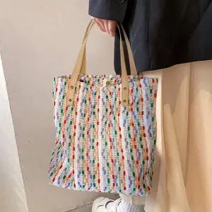 여성 알록달록 컬러 믹스 색상 포인트 데일리 숄더백 미니크로스백