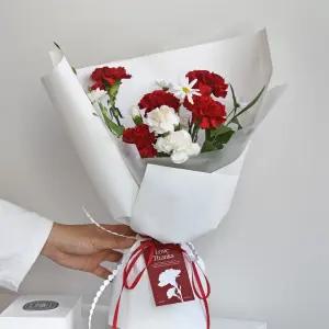 카네이션 꽃다발 어버이날 가정의달 스승의날 효도선물 감사카드 세트 꽃선물