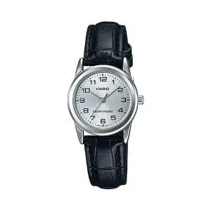 [카시오] 여성 가죽 손목 시계 LTP-V001L-7B