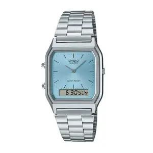 [카시오] 메탈 시계 공용 전자 빈티지 AQ-230A-2A1