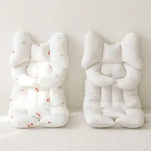 사계절 양면 유모차라이너 목쿠션 세트 신생아 아기 유모차 시트 패드