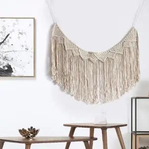 (상품선택 러브레인)대형 마크라메 가랜드 태피스트리 2종 차박 캠핑 가랜드 커튼