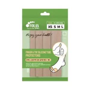 포렉스 손가락 발가락 보호 실리콘튜브 밴드 4개 세트